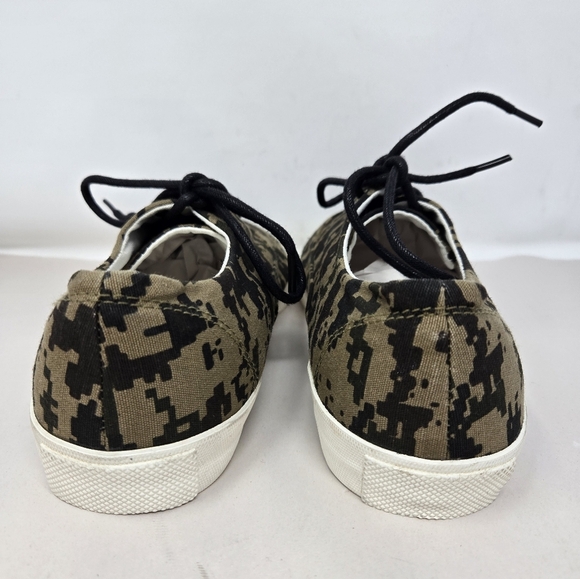 Gram Sneakers Mens Sz 42=9 Tan-Green & Black Fabric Upper Casual Comfort - Picture 6 of 15